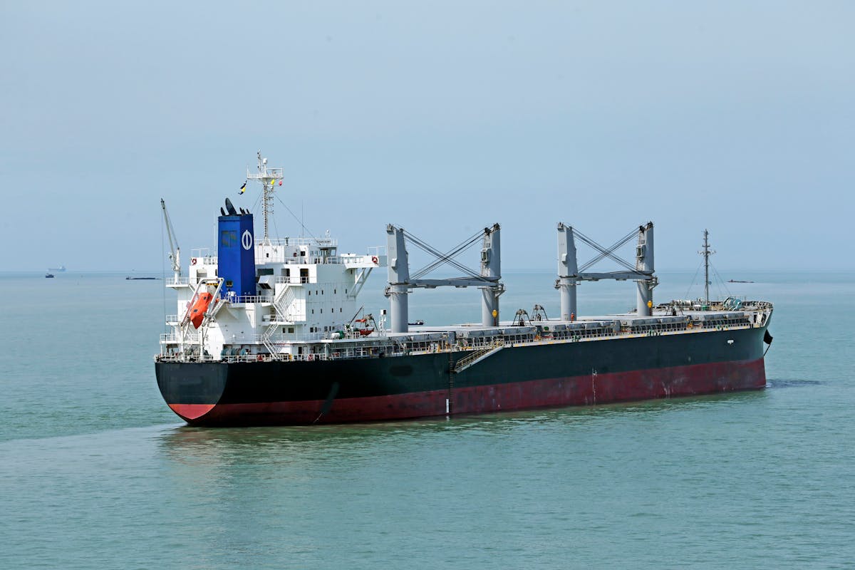 Cargo Ship on Sea